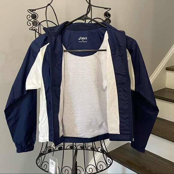 NEW ASICS Kids Windbreaker Cirro Jacket - Picture 3 of 7
